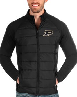 Purdue Boilermakers Black Puffer Jacket