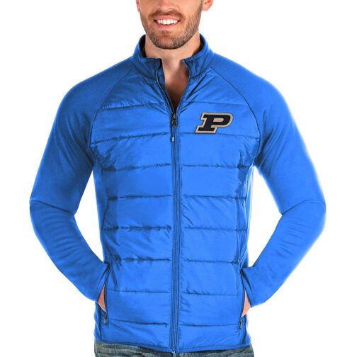 Purdue Boilermakers Black Puffer Jacket - Image 3
