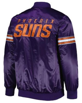Phoenix Suns Pick & Roll Purple Satin Jacket