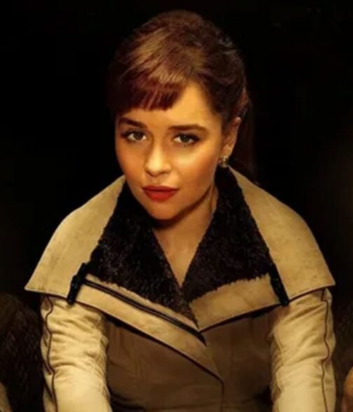 Emilia Clarke Solo A Star Wars Story Shearling Jacket - Image 8