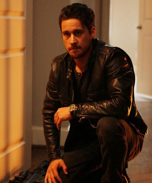 Peter Gadiot Queen of the South Leather Jacket - Image 10