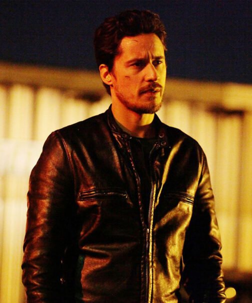 Peter Gadiot Queen of the South Leather Jacket - Image 11