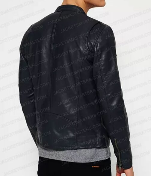 Peter Gadiot Queen of the South Leather Jacket - Image 3