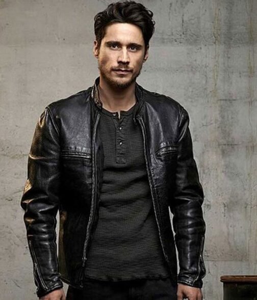 Peter Gadiot Queen of the South Leather Jacket - Image 2