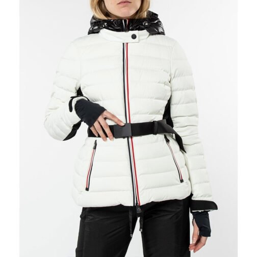 Heart of Stone Gal Gadot Puffer White Jacket - Image 4