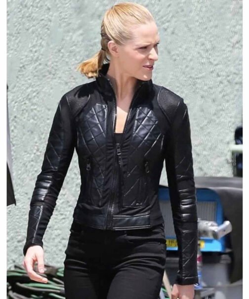 Westworld Evan Rachel Wood Quilted Leather Jacket - Image 7