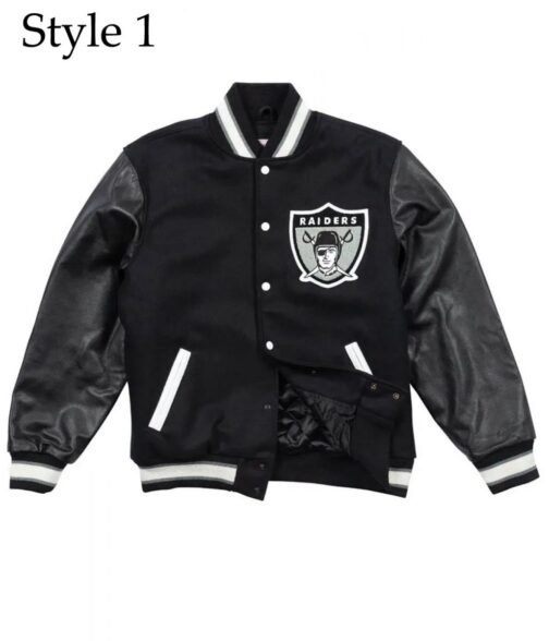 Raiders Varsity Letterman Jacket - Image 7