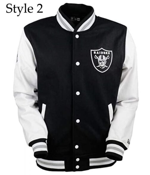 Raiders Varsity Letterman Jacket - Image 2