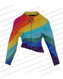 Carrie Bates The Flash Season 07 Color Block Jacket