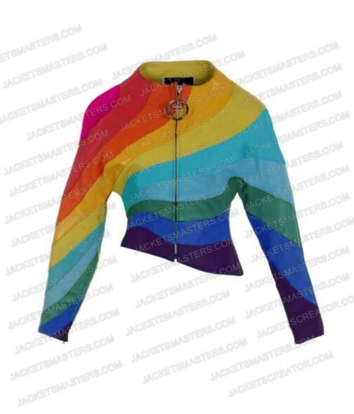 Carrie Bates The Flash Season 07 Color Block Jacket