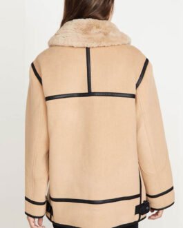 New York State of Mind Ramona Singer Wool Shearling Jacket