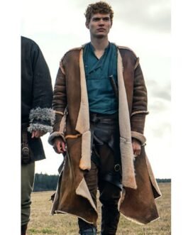 Josha Stradowski The Wheel of Time Brown Leather Coat