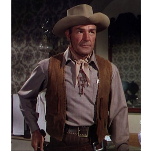 Owen Merritt Man in the Saddle Leather Vest