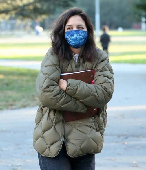 Rare Objects Katie Holmes Green Jacket - Image 7