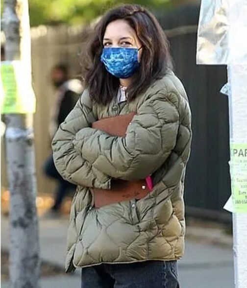 Rare Objects Katie Holmes Green Jacket - Image 8