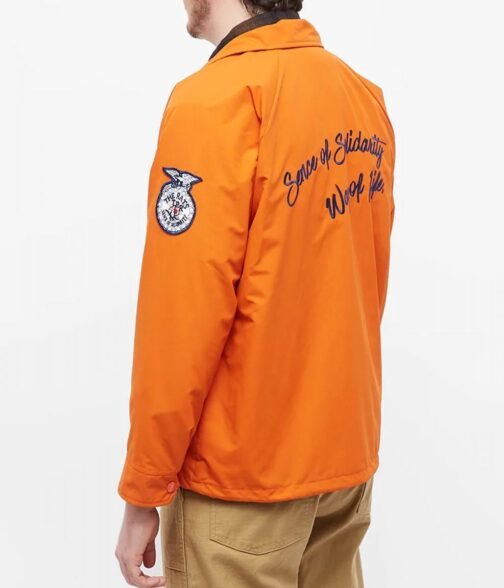 Rats Coach Full-Snap Orange Jacket - Image 3