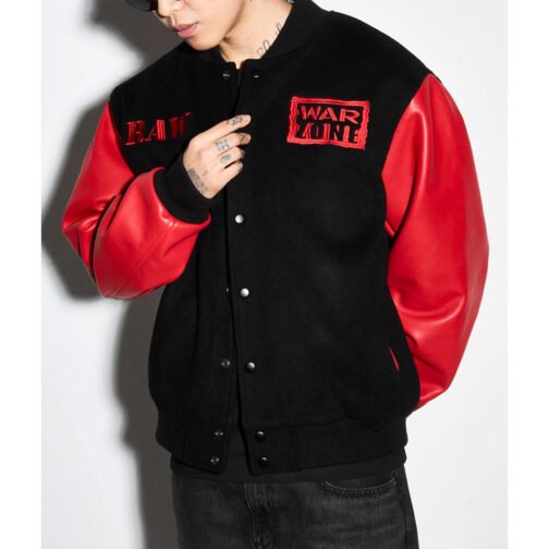 Raw is War Varsity Jacket - Image 5