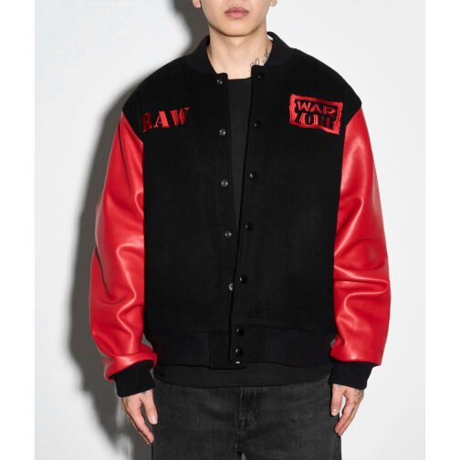 Raw is War Varsity Jacket - Image 3