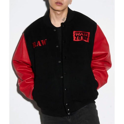 Raw is War Varsity Jacket - Image 8