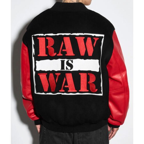 Raw is War Varsity Jacket - Image 4