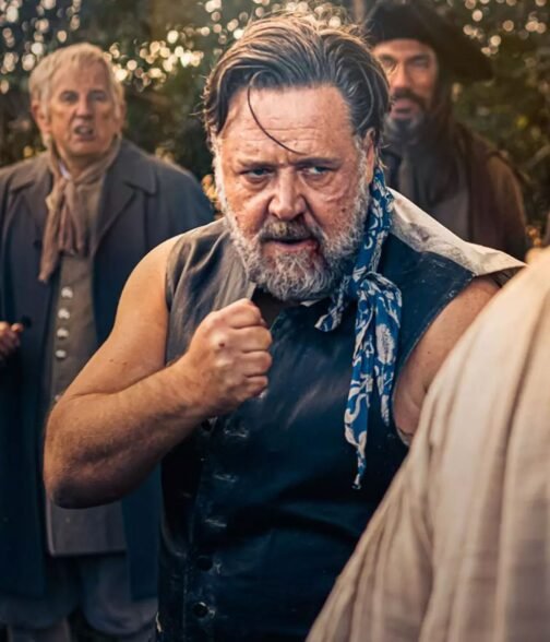 Ray Winstone Prizefighter The Life of Jem Belcher Black Leather Vest - Image 3