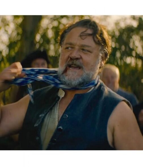 Ray Winstone Prizefighter The Life of Jem Belcher Black Leather Vest - Image 4