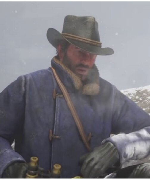 Arthur Morgan Red Dead Redemption 2 Denim Coat - Image 11