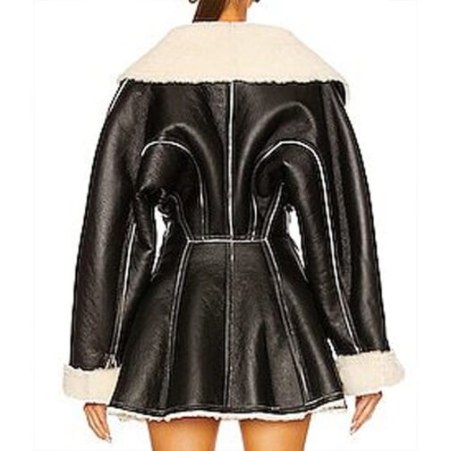 Real Housewives of Beverly Hills Sanela Diana Jenkins Shearling Coat - Image 3