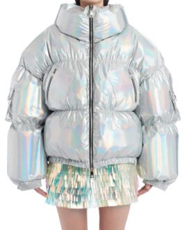 Sutton Stracke Real Housewives of Beverly Hills Puffer Silver Jacket