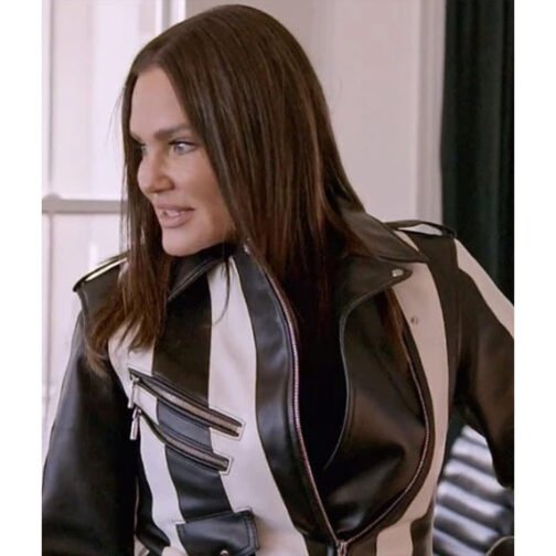 Meredith Marks Real Housewives of Salt Lake City Leather Jacket - Image 7