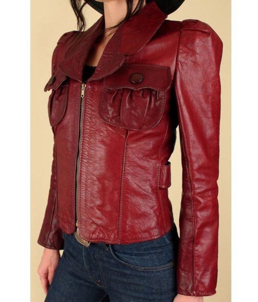 The Wizard Gandalf Record Safari Vintage Leather Jacket - Image 4