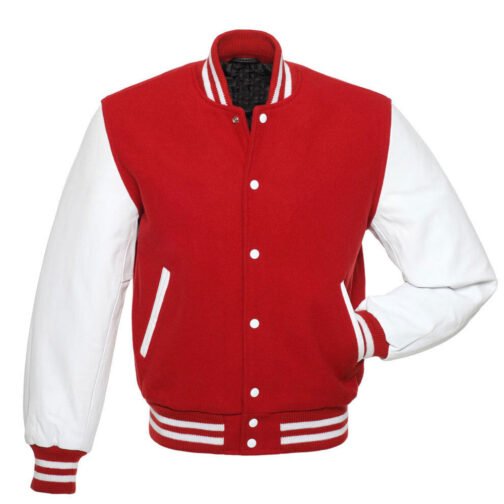 Varsity Wool and Leather Jacket - Image 7