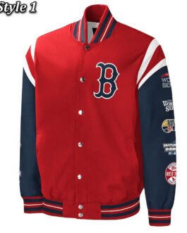 World Series Champions Boston Red Sox Red/Blue Jacket