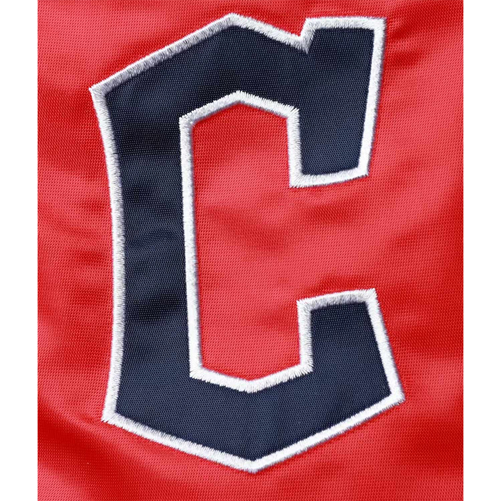 Cleveland Guardians The Legend Red/Blue Satin Jacket - Image 4