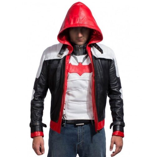 Batman Arkham Knight Red Hood Leather Jacket