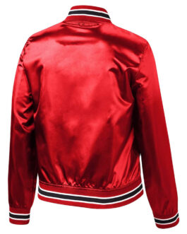 Red Kansas City Chiefs Satin Lightweight Full-Snap Jacket