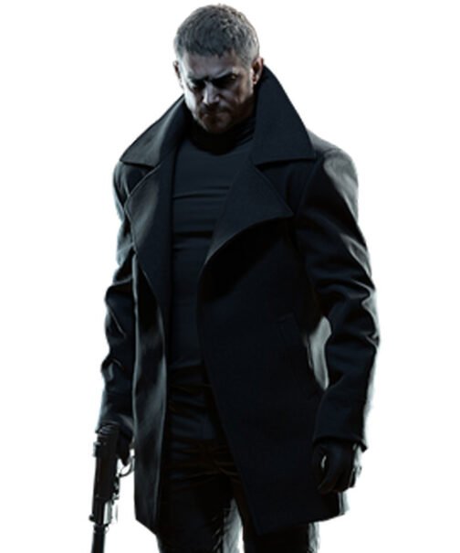 Chris Redfield Resident Evil Village Wool Coat - Image 8