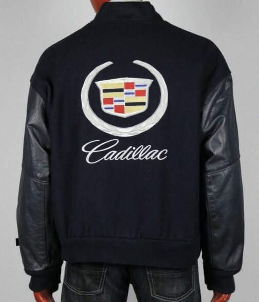 Reed Cadillac Black Varsity Jacket - Image 3
