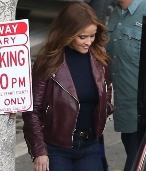 The Morning Show Reese Witherspoon Biker Jacket - Image 7