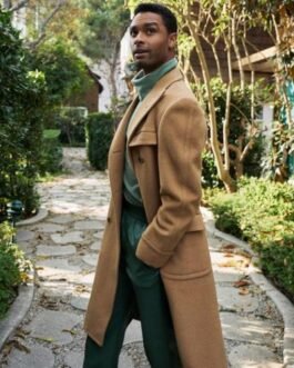 Bridgerton Season 02 Rege Jean Page Brown Wool Coat