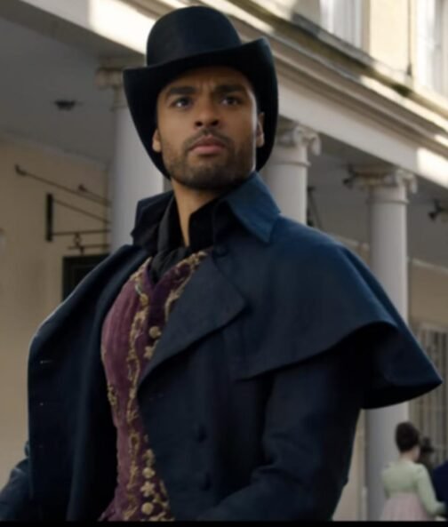 Rege Jean Page Bridgerton Season 02 Blue Duster Coat - Image 5