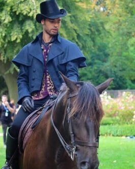 Rege Jean Page Bridgerton Season 02 Blue Duster Coat