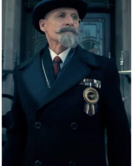 The Umbrella Academy Season 3 Colm Feore Black Wool Coat
