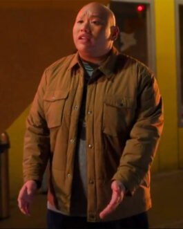 Jacob Batalon Reginald The Vampire Reginald Baskin Quilted Brown Jacket
