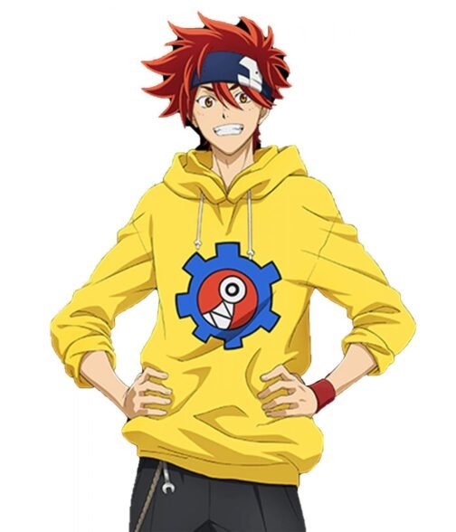 Reki Kyan SK8 the Infinity Pullover Yellow Hoodie - Image 2