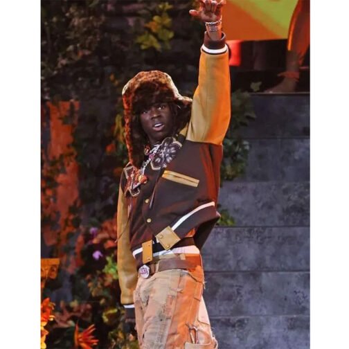 Rema 2024 Brit Awards Varsity Jacket - Image 5