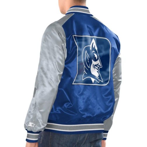 Renegade Duke Blue Devils Blue and Gray Jacket - Image 2