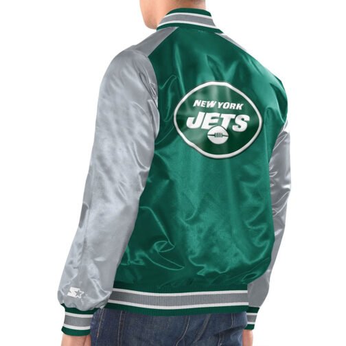 Renegade NY Jets Green and Gray Jacket - Image 2