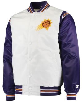 White/Purple Phoenix Suns Renegade Jacket