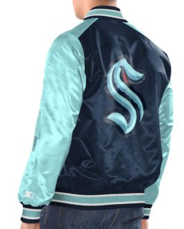 Renegade Seattle Kraken Navy and Bright Blue Jacket